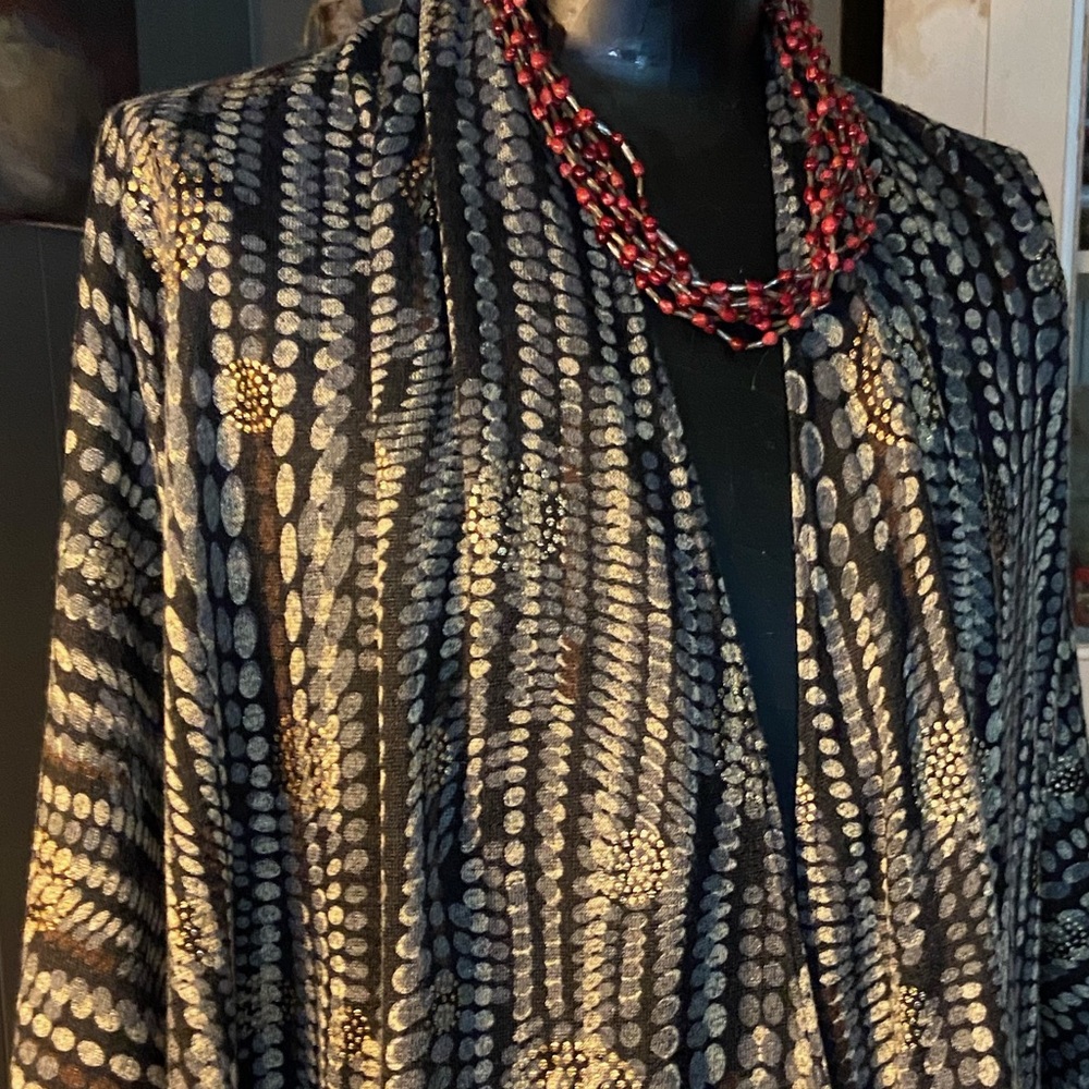 Chico’s black multi sweater